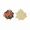 Rack Plating Halloween Alloy Enamel Pendants FIND-G054-16LG-01-1