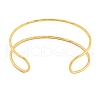 Ion Plating(IP) Hollowed 304 Stainless Steel Cuff Bangles BJEW-P331-07G-3