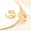 Brass Cuff Earrings EJEW-F370-20G-6