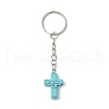 Gemstone Cross Keychain KEYC-JKC01159-4