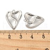 Non-Tarnish 304 Stainless Steel Pendants STAS-L022-108P-01-3