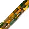 Dyed Natural Agate Beads Strands G-G203-01C-2