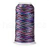 Segment Dyed Round Polyester Sewing Thread OCOR-Z001-B-10-1