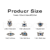 6Pcs Tibetan Style Alloy Pendant PALLOY-TA00004-23