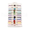 12Pcs 12 Colors Polyester Bracelets BJEW-P340-13H-G-1