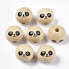 Natural Wood European Beads X1-WOOD-S055-16B-1