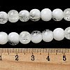 Crackle Glass Beads Strands GLAA-U001-8mm-07-4
