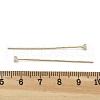 Brass Micro Pave Clear Cubic Zirconia Head Pins KK-M306-09G-02-4