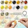 DIY Bubblegum Bracelet Pendant Decoration Making Kit for Sunflower Theme MACR-CJC0005-02A-01-2