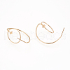 Brass Stud Earring Findings KK-F782-02G-NF-2