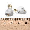 Natural Howlite Pendants STAS-C120-06G-3