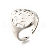 Brass Cuff Rings for Women RJEW-G347-14P-4