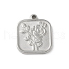 304 Stainless Steel Pendants STAS-I330-021P-1