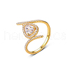 925 Sterling Silver Micro Pave Cubic Zirconia Finger Rings for Women KY4653-2-5