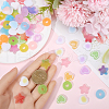 SUNNYCLUE 92pcs 23 styles Opaque Resin Decoden Decoden Cabochons RESI-SC0005-79-3
