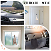 CRASPIRE 20Pcs Self-adhesive ABS Plastic Car Dashboard Hook Hangers AJEW-CP0003-73-4