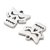 Non-Tarnish 316 Surgical Stainless Steel Charms STAS-Q314-07P-2