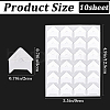 Retro Hot Stamping Paper Photo Corner Self-Adhesive Stickers AJEW-WH20007-25C-2