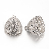 Alloy Pendant Bail Rhinestone Settings PALLOY-S090-20P-LF-1