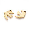 304 Stainless Steel Pendants STAS-N109-132G-2