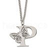 201 Stainless Steel Necklaces NJEW-Q336-01P-P-1