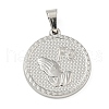 Non-Tarnish 304 Stainless Steel Pendants STAS-B071-02C-03P-1