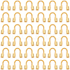 SOFPLATE 1200Pcs Brass Wire Guardian and Protectors KK-SP0001-98G-1