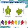 SUNNYCLUE 2 Strands Dyed Synthetic Turquoise Beads Strands G-SC0002-92-2
