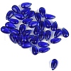 5Pcs Transparent Glass Beads X-GLAA-PW0001-25C-1