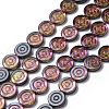 Electroplate Transparent Glass Beads Strands EGLA-L044-K-2