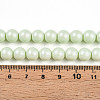 Baking Painted Pearlized Glass Pearl Bead Strands HY-N002-8mm-B02-5