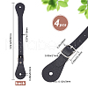 Gorgecraft 4Pcs PU Leather Spur Straps AJEW-GF0005-27A-2