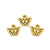 Ion Plating(IP) 304 Stainless Steel Charms STAS-D051-48G-2
