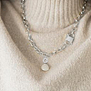 DELORIGIN 2Pcs 925 Sterling Silver Micro Pave Clear Cubic Zirconia Twister Clasps STER-DR0001-09-6