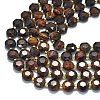 Natural Tiger Eye Dyed Beads Strands G-C116-A96-01-3