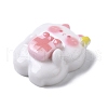 Cat Birthday Party Theme Opaque Resin Decoden Cabochons RESI-B019-03B-2