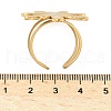 304 Stainless Steel Open Cuff Rings for Women RJEW-U060-04C-G-3
