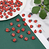 SUPERFINDINGS 200Pcs Handmade Polymer Clay Beads CLAY-FH0001-25-4