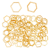 DICOSMETIC 120Pcs Alloy Linking Rings FIND-DC0005-93-1