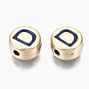 Alloy Enamel Beads ENAM-S122-029D-RS-2