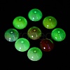 UV Plating Transparent Acrylic Beads OACR-Z013-04-2