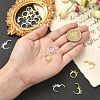 20Pcs 2 Colors Brass Leverback Earring Findings KK-CJ0002-06-4