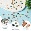 Yilisi 60Pcs 10 Style Alloy Enamel Bead Caps FIND-YS0001-16-5