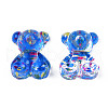 Spray Painted Transparent Acrylic Cabochons TACR-N006-71A-2