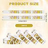 CREATCABIN 100Pcs Paper Disposable Wristbands BJEW-CN0001-10A-2