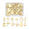 Yilisi 48Pcs 12 Style 304 Stainless Steel Pendants STAS-YS0001-11-2