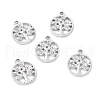 Alloy Rhinestone Pendants ALRI-C008-10P-3