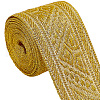 Gorgecraft 4.6~5 Yards Ethnic Style Polyester Jacquard Ribbon for Sewing Decoration OCOR-GF0003-96C-1