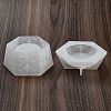 Hexagon DIY Silicone Candle Holder Molds DIY-Q037-01B-4