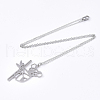 Non-Tarnish 201 Stainless Steel Pendant Necklaces NJEW-T009-JN033-1-45-2